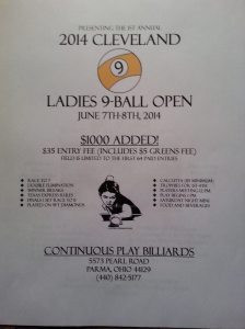 Ohio Ladies 9 Ball
